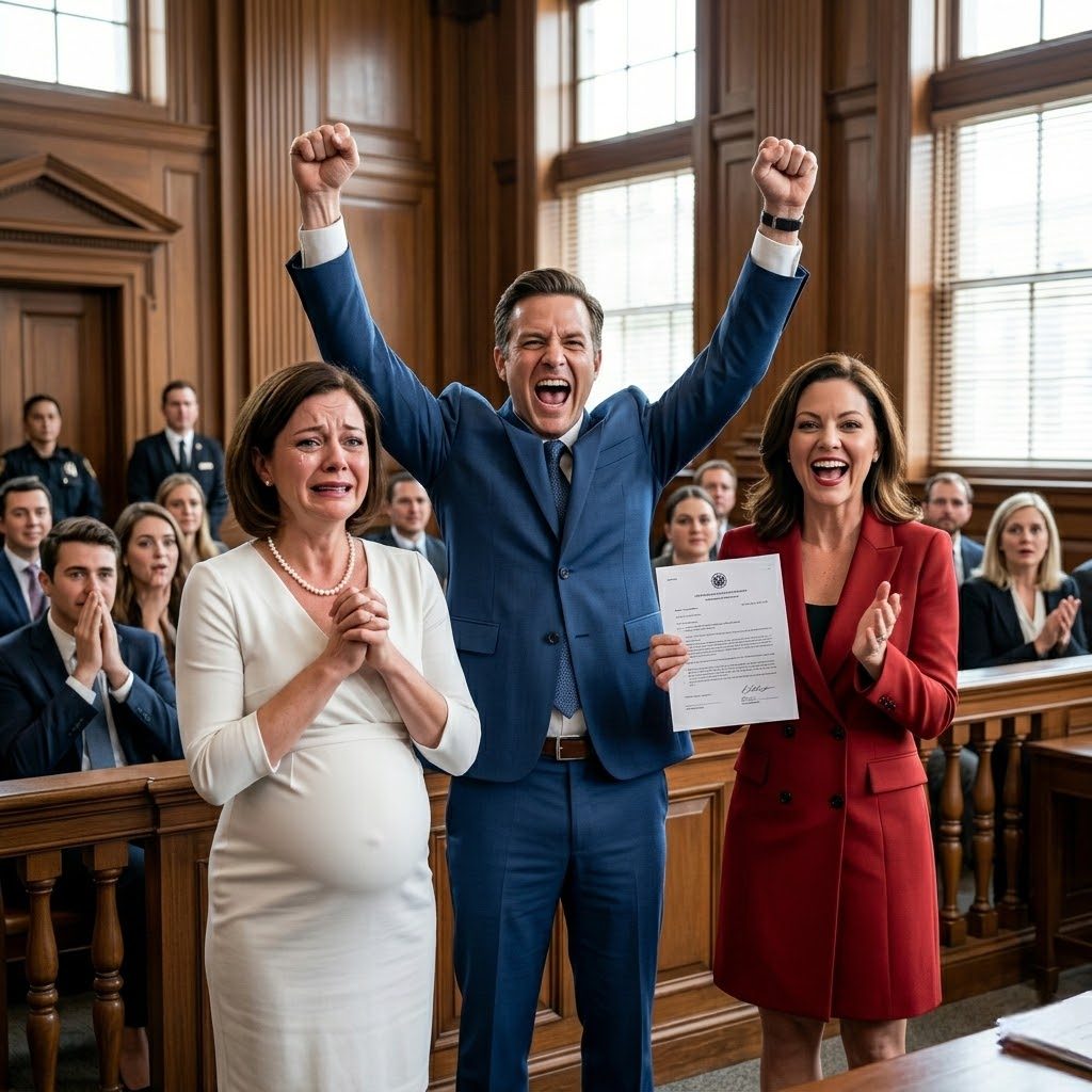 Nyolc hónapos terhes voltam, amikor milliárdos férjem hátradőlt a bíróságon, vigyorogva azt mondta: „Semmivel sem fogsz kijönni, Allison.” A terhességemet gyengeségnek tekintette. Úgy hitte, a házassági szerződés már megpecsételte a sorsomat. De aztán az ügyvédem felállt, és feltárt egy záradékot, amiről az egész családja remélte, hogy soha nem fogom megtalálni. Ekkor omlott össze az önbizalma… és minden megváltozott.