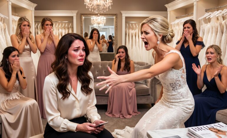 A húgom megütött az esküvője előtt – pillanatokkal azután, hogy a Platinum kártyámmal vettem a 8000 dolláros ruháját