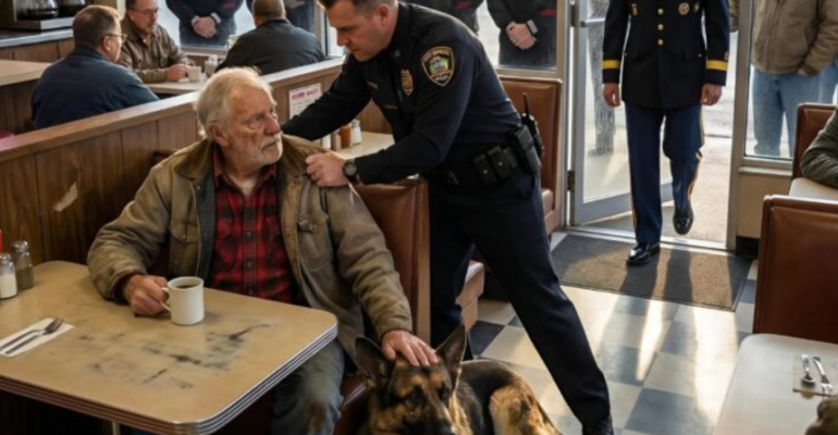 Ils ont vu un vieil homme et son « clébard » et ont décidé que nous n’aviions pas notre place dans leur café.😞🐕❤️