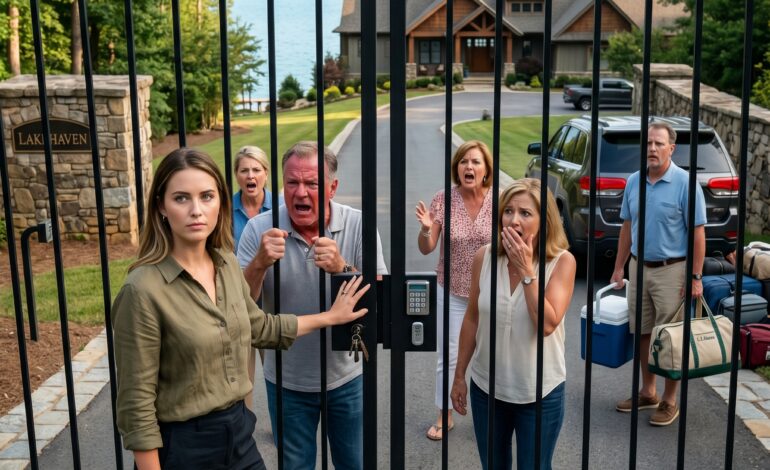 Vannak, akik azt hiszik, hogy a családhoz tartozás feljogosítja őket arra, hogy bármit elvigyenek, amit akarnak. A szüleim azt hitték, hogy a tóparti házam mindenkié, csak rám nem. Csendben maradtam, miközben ők egymás után tették meg a jogos lépéseiket. Aztán megérkeztek a kapuhoz, könnyű bejutást várva – és egyenesen belesétáltak abba a pillanatba, ami mindent megváltoztatott.