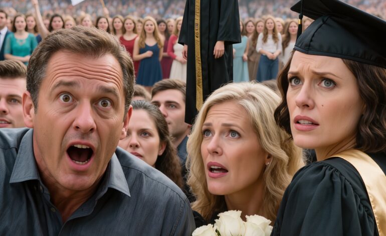 “We don’t see the same long-term return in you,” my father said when he paid every cent for my twin sister’s elite college and handed my acceptance letter back like it meant nothing—but four years later, he arrived at her graduation with a camera and white roses, sat proudly in the front row, and had no idea the valedictorian about to step onto that stage was the daughter he decided wasn’t worth the investment. –