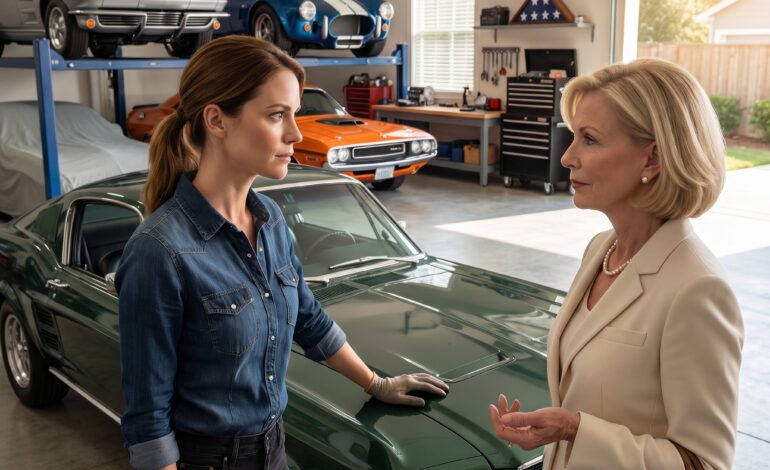 Az anyósom belépett a garázsomba, és bejelentette, hogy eladta a veterán autógyűjteményemet, amit 15 évig gyűjtöttem, hogy „megmentsem a családot”, sőt, holnap délben még a vevőt is elhozta, arra számítva, hogy sírva adom át neki a kulcsokat – én csak végigsimítottam a Shelbyn, elmosolyodtam, és azt mondtam: „Ez csodálatos”, és a közvetlenül ezután beálló csend volt az, ami igazán megváltoztatta a garázs levegőjét.