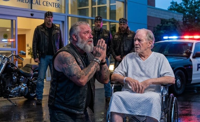 Egy motorosklub napkelte előtt érkezett a kórházhoz – Szirénák szólaltak meg, a rendőrség erőszakra készült, de amit ezek a bőrruhás férfiak művelni jöttek, az mindenkit megdöbbentett bent.