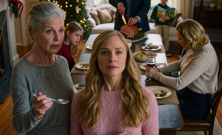 Karácsonyi vacsora közben megköszöntem a nagynénémnek a kulcstartót, amit két hónappal korábban küldött a születésnapomra. A nagynéném abbahagyta a szósz keverését, és azt mondta: „Vettem neked egy 400 ezer dolláros lakást, a kulcstartót ingyen kaptam.” Az egész családom, akik addig mosolyogtak, elsápadt, mint a papír.