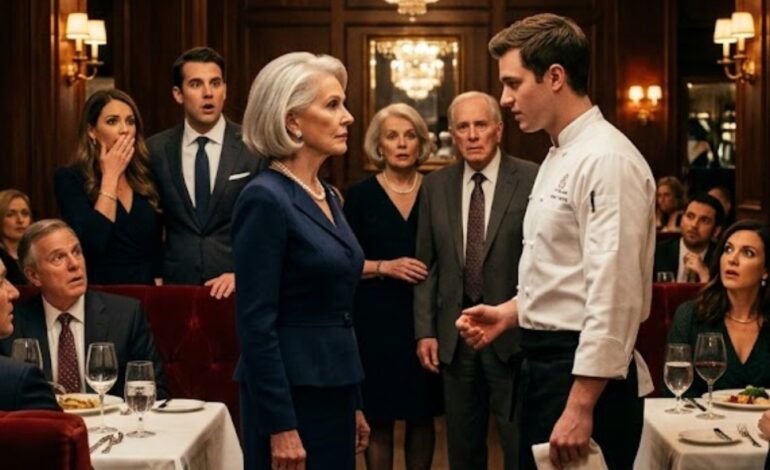 Vacsoránál a menyem homárt rendelt mindenkinek, kivéve nekem – aztán csúsztatott nekem egy pohár vizet, és azt mondta: „Elég volt.” A fiam nem állította meg. Rám nézett…